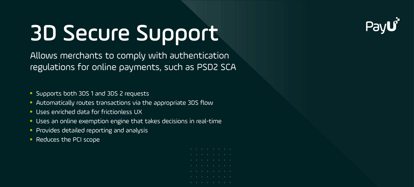 What is 3D Secure 2.0 and how does PayU support merchants to comply with 3DS - GIF