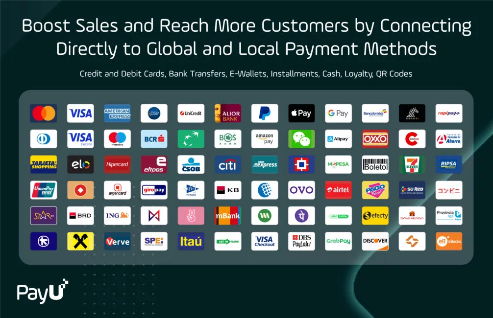Global Local Payment Methods PayU Website
