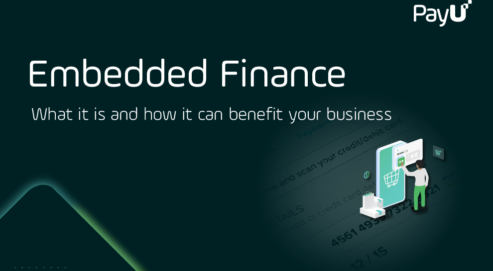 What is embedded finance PayU blog cover image