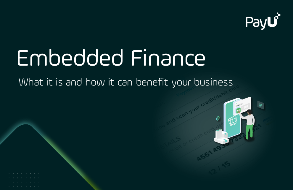 What is embedded finance PayU blog cover image