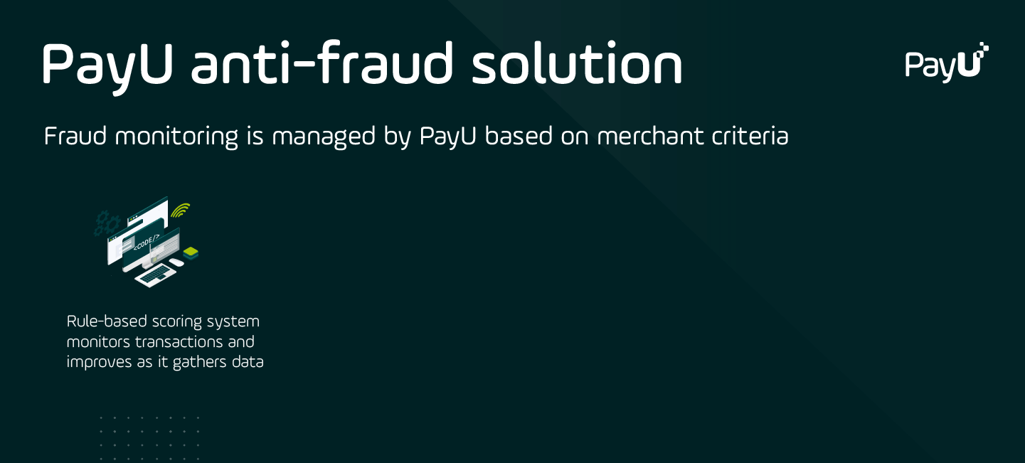 Fraud protection for e-commerce PayU animation gif