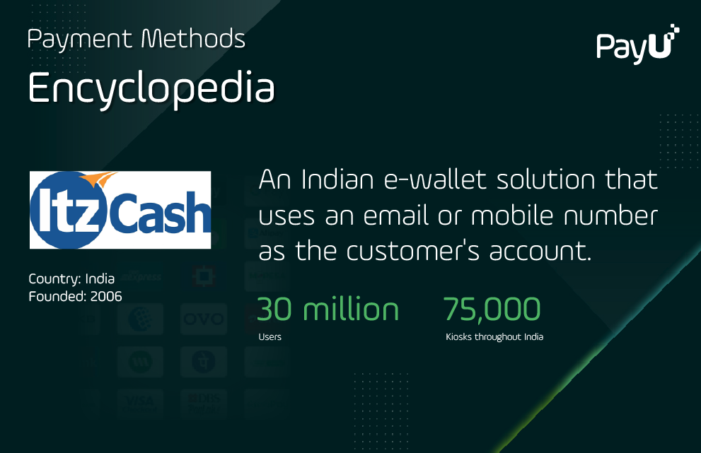 ItzCash infographic PayU payment methods encyclopedia