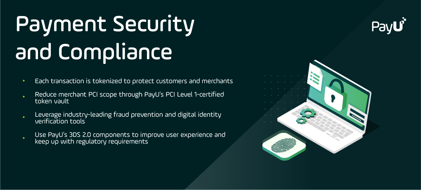 Payment security and compliance capabilities PayU main image 1440x650