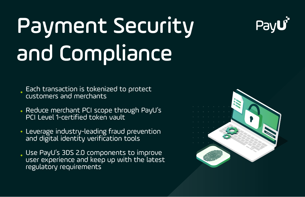 Payment security and compliance capabilities PayU main image 990x640