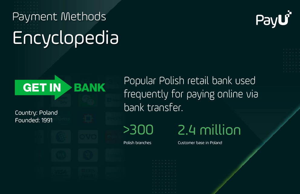 Getin Bank infographic PayU payment methods encyclopedia